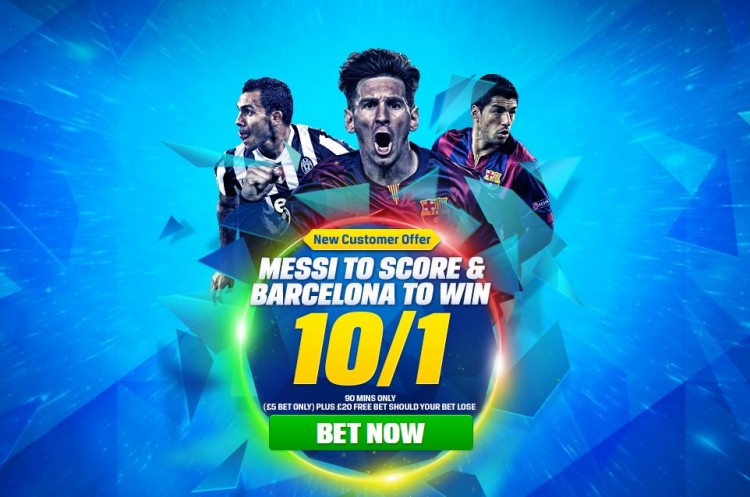 Juventus v Barcelona offers and price boosts